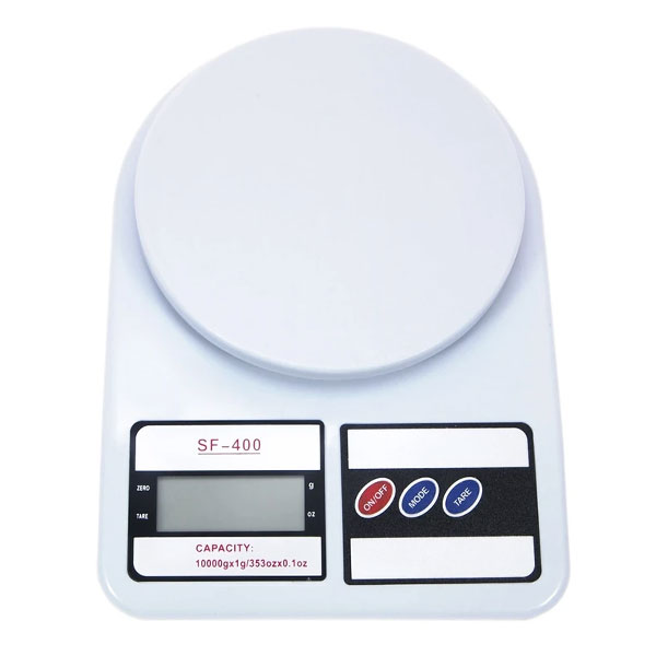 ترازو آشپزخانه دیجیتالی الکترونیک مدل SF-400 ظرفیت 10 کیلوگرم