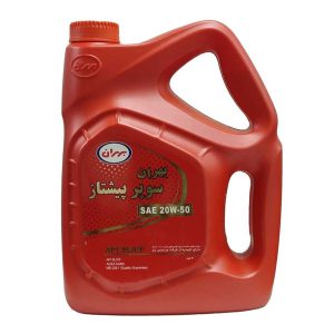 روغن موتور خودرو بهران مدل سوپر پیشتاز 20W50 SL حجم 4 لیتر